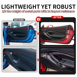 Brilliant Quality OEM Style Dry Carbon Fiber <b>Car</b> <b>Interior</b> Side Door Panel for Ferrari F8 - Product Image 2