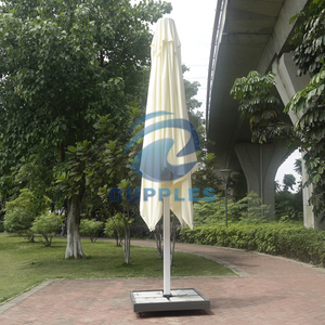 Grand <span class=keywords><strong>parasol</strong></span> de patio en aluminium avec mât central, 4-9m, LED en option, commande manuelle et télécommande, <span class=keywords><strong>parasol</strong></span> de jardin extérieur - Product Image 3