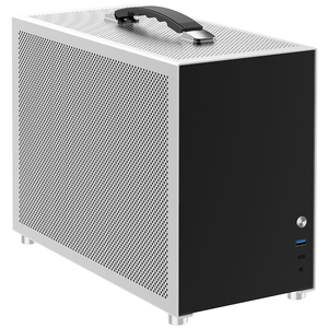 Boîtier d'ordinateur ZZEW/ZZAW D3 <span class=keywords><strong>Mini</strong></span> <span class=keywords><strong>ITX</strong></span> en aluminium pour alimentation MATX/<span class=keywords><strong>ATX</strong></span>/SFX et cadre de refroidissement par eau 280 avec poignée - Product Image 1