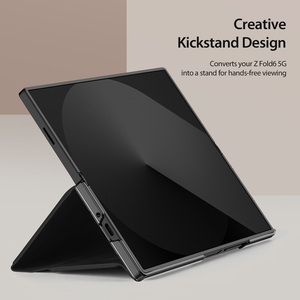 เคสโทรศัพท์แบบใส่การ์ด เหมาะสำหรับโทรศัพท์พับได้ Z Fold 6/W25 พร้อมช่องใส่การ์ดในตัว เคสแบบพับได้ - Product Image 5