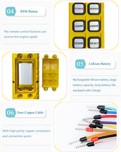 Control Remoto por Radio para Grúa ECD-6SD, Fijo, 1 Año de Garantía, IP65 Impermeable, Alcance de 225M, Plástico y Silicona, Chip Importado de Alta Calidad, de Fábrica - Product Image 4