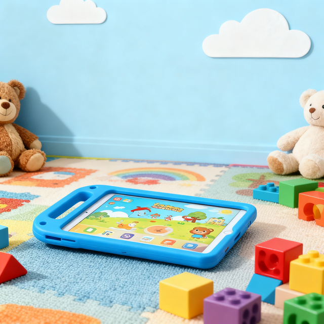 OEM Kids Tablet Cover - Custom EVA Foam Flat Protective Case for Children