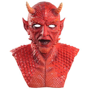 Máscara de Diablo para hombres y mujeres, mascarilla de látex Belial de juego Boss Of Lies, accesorios para disfraz de fiesta de Halloween - Product Image 1