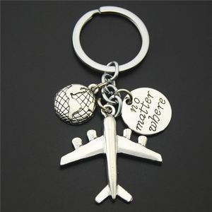 Porte-clés en métal en forme d'avion, vente en gros, plusieurs styles, porte-clés avion vintage antique, porte-clés avion 3D - Product Image 2