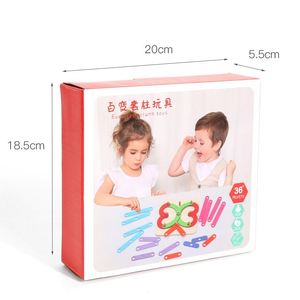Jeu Montessori pour tout-petits de 3, 4 et 5 ans, garçons et filles, blocs de dessins animés, puzzle en colonne pour enfants - Product Image 6