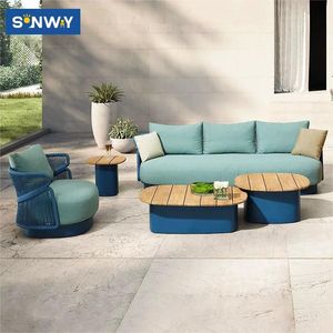 Furniture New Design Resort Hotel Garden Pool Rope Modern Luxury Set - Product Image 5