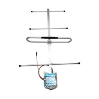 Antenne de communication directionnelle Yagi-Uda extérieure 4G/5G à cinq éléments, 6dBi, 433 MHz, à gain élevé, indice de protection IP67, fixation par vis