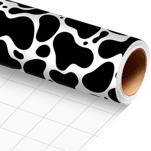 กระดาษห่อของขวัญลายสัตว์สีน้ำตาลลายม้าลาย 26 แบบใหม่ ลายขาวดำ สำหรับงานฝีมือ DIY - Product Image 2
