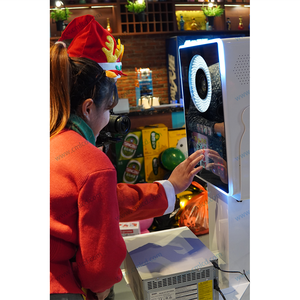 2024 evento de fiesta <span class=keywords><strong>feliz</strong></span> boda espejo mágico fotomatón pantalla táctil con soporte de impresora máquina de fabricación de imanes de fotos - Product Image 3