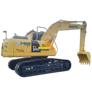High Quality Philippines <b>Used</b> Komatsu PC200-8 Hydraulic Crawler Excavator 35 Ton Renault Diesel Engine PLC Gearbox Motor Gear - Product Image 1