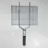 Outils de gril de barbecue en métal chromé CookBest Accessoires de cuisine en plein air durables