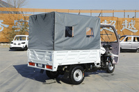 Tricycle motorisé à 3 roues pour passagers et marchandises, 250cc, carrosserie fermée, moteur refroidi par air, charge utile de 400 kg, puissance de plus de 1000 W