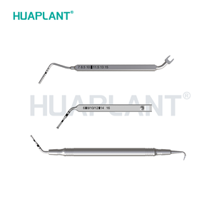 Jauge de profondeur d'implant dentaire manuelle en alliage de titane pour instrument de chirurgie HUAPLANT Marque compatible avec Osstem Dentium Nobel - Product Image 2