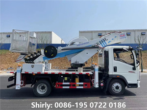 Plataforma de trabajo aéreo personalizada HOWO 24M 28M, camión con pluma telescópica, vehículo de trabajo aéreo Manlift - Product Image 4