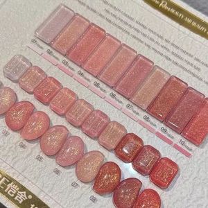 KAISE - Set de Esmalte de <span class=keywords><strong>Uñas</strong></span> en Gel con Brillo, 10 Colores, Rosa Nude, Gel UV con Purpurina <span class=keywords><strong>para</strong></span> Salón de <span class=keywords><strong>Uñas</strong></span> Profesional - Product Image 2