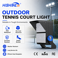 Hishine - Reflector Superbrillante de 250 W 400 W para Canchas de Tenis, Disipador de Calor, Control DMX512, Alta Eficiencia Lumínica