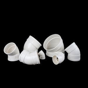 UPVC継手50mm 75mm 110mm 160mm接続PVCエルボーウォーター継手 - Product Image 5