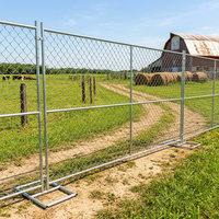 Clôture temporaire pour bétail, panneaux de clôture portables pour bovins, moutons, chèvres, chevaux, ferme