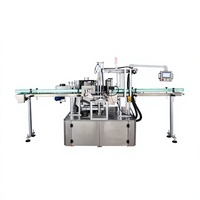 Machine d'étiquetage à colle thermofusible, ligne droite, poste unique, entièrement automatique, électrique 380V