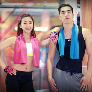 सिलिकॉन मामले के साथ गर्मी त्वरित शुष्क शीतलन तौलिया अनुकूलित खेल जादू तत्काल बर्फ शीतलन तौलिए - Product Image 2