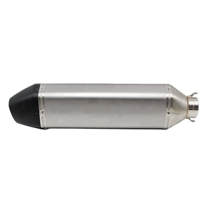 Silenciador de motocicleta Universal de 51mm de acero inoxidable de 1000cc, silenciador de carreras de Motocross de motor grande, escape al por mayor - Product Image 1