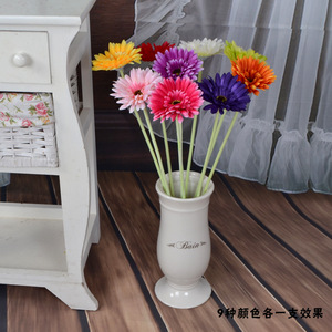 Gerbera Artificiale a Ramo Singolo per Decorazione Ingegnerizzata di Soggiorno e Giardino, Arte Floreale, <span class=keywords><strong>Margherita</strong></span> Africana - Product Image 2