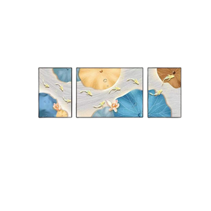 Art mural en grès exquis-Peinture de neuf poissons Golden <span class=keywords><strong>Stream</strong></span> | Décor Feng Shui - Product Image 6