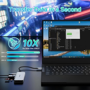 Wavlink แท่น USB-C WL-UMD306 12-in-1, แท่นชาร์จ USB 85W แท่นชาร์จ USB - Product Image 5