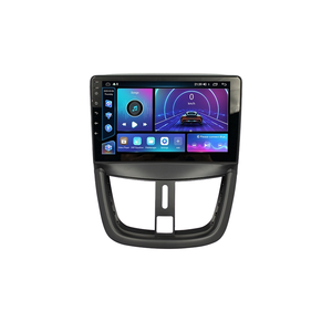 Navigateur <span class=keywords><strong>GPS</strong></span> haute définition 9 pouces pour 06-15 Peugeot <span class=keywords><strong>207</strong></span> Carplay Android Compatible tableau de bord grand écran inverse 1 an - Product Image 1