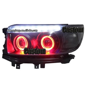 Faros Delanteros LED Personalizados para Subaru Forester/XT, Lámparas Delanteras Premium con Proyector Halo, 2003-2005 2006 <span class=keywords><strong>2008</strong></span> - Product Image 1