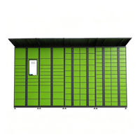Station de livraison de colis intelligente avec casier électronique, armoire de rangement résistante à la rouille pour la récupération autonome de colis en communauté