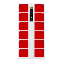 Armoire de stockage électronique intelligente en métal pour la livraison de colis en libre-service dans les supermarchés, pour la vente