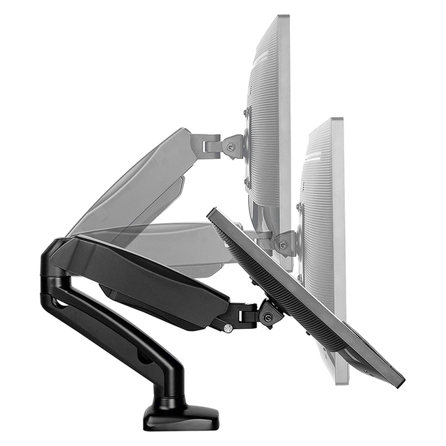 Amazon Hot Selling Monitor Stand in Line With Ergonomics Height Adjustable Arm for 13 to 27 Inches Monitors Arm