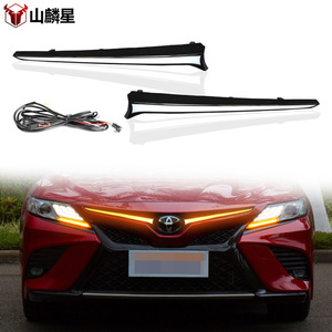 ไฟกระจังหน้า Toyota Camry LED สองสี แบบไหลได้ ปี 2018-2023 รุ่นที่ 8 Sport Knight Edition แบบติดตั้งบนพื้นผิว - Product Image 1