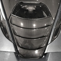 Couverture de capot moteur inférieure en fibre de carbone sèche préimprégnée style OEM pour McLaren 720S Hard Top Body Kit Exterior Aerokit Performance Part