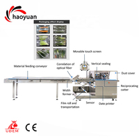 Machine d'emballage automatique de films pour légumes et fruits HAOYUAN HY-680, 5-80 sacs/min, pour l'application alimentaire