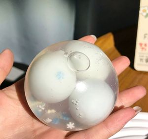 Bolas rellenas de carne creativas, bolas de cuero crujientes que se pueden aplastar tres veces, juguetes gigantes para aliviar el estrés y desahogarse. - Product Image 3