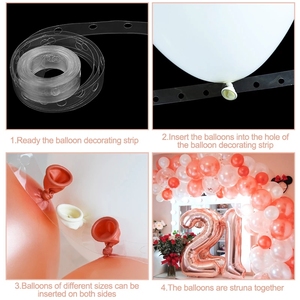 Kit d'<span class=keywords><strong>arche</strong></span> à Double trou de 5M, guirlande bande adhésive Latex, accessoires <span class=keywords><strong>pour</strong></span> ballons, colle, Globos, chaîne d'accessoires <span class=keywords><strong>pour</strong></span> ballons - Product Image 5