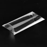 Boîtes d'emballage d'oreiller en plastique transparent personnalisées personnalisées, boîte de taie d'oreiller transparente, boîte d'emballage transparente en PVC