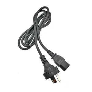 6 Foot 1.83 Meters Australia 3 Prong AS3112 Standard 3pin Plug to IEC C5 Mickey Mouse Laptop 0.5/0.75/1.0mm2 Power Cord