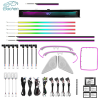 Kit de Décoration Intérieure LED pour Land Rover Velar 2023-2025 : Bande Lumineuse Ambiante Dynamique et Colorée, Couvre-Tweeter