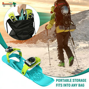 Mini-skis, lames courtes réglables pour chaussures d'hiver et sports de neige - Product Image 4