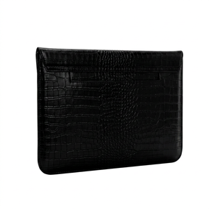 High Demand Black Leather <b>Laptop</b> Bag <b>Sleeve</b> Portable Computer Case Minimalist Business Travel Pouch From India - Product Image 1