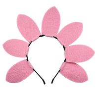 Serre-tête fleuri en tissu, bandeau à pétales fait main, style doux, accessoire capillaire décontracté pour femme