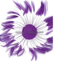 Brun poulet Hackle plume plaque pour chapellerie chapeau Costume mariage mariée décor mode cheveux Fascinator accessoire artisanat bricolage