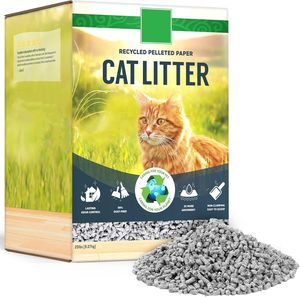 Sterk Absorberend Milieuvriendelijk Pulppapier Kattenbakvulling Sterk Klonterig En Biologisch Afbreekbaar Doorspoelbaar Recycle Papier Kattenbakvulling - Product Image 1