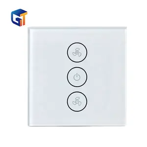 G-Tech Plus Wifi Smart Plafond Ventilator Schakelaar Eu/Ons Fan Lamp Schakelaar Tuya Remote Diverse Snelheidscontrole werken Met Alexa Google Thuis