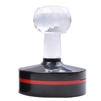 Rond personnalisé Dora circle Foam pre-ink Skyblue Case make China Photosensitive Fabric Ink Machine Price HB Flash stamper