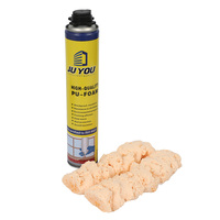 Mousse de polyuréthane d'isolation de canette de pulvérisation de mousse d'unité centrale en expansion acoustique à faible expansion professionnelle