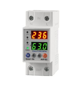 <span class=keywords><strong>Protector</strong></span> <span class=keywords><strong>de</strong></span> Sobretensión y Sobrecorriente Digital AVR para Riel DIN, 220V/230VAC 50/60Hz - Product Image 1
